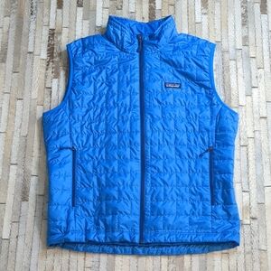 Patagonia Men's Size L Nano Blue Puffer Vest
